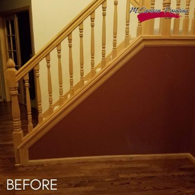 Interior Painting, before by M. Carlson Painting