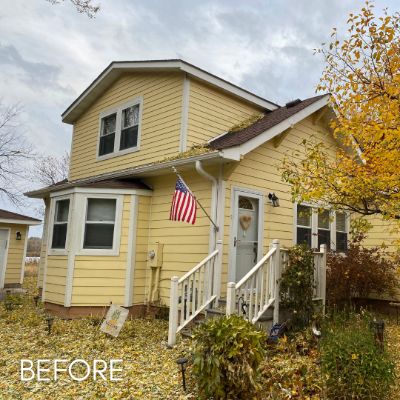 Exterior Painting, before by M. Carlson Painting