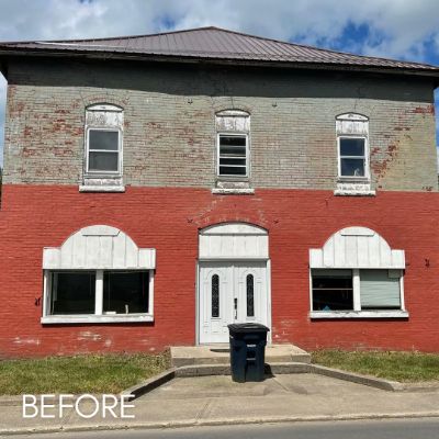 Commercial Painting, before by M. Carlson Painting
