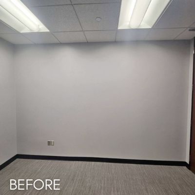 Wallcovering & Wallpaper, before by M. Carlson Painting