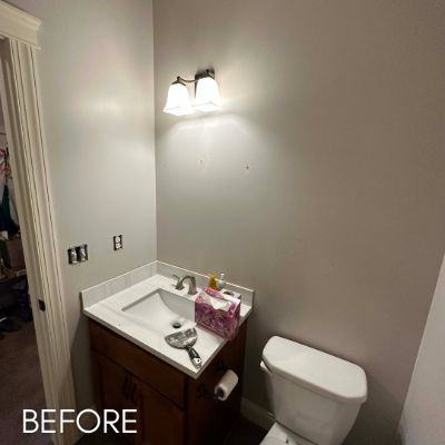 Wallcovering & Wallpaper, before by M. Carlson Painting