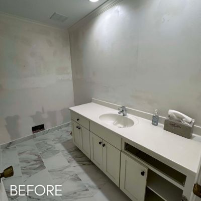Wallcovering & Wallpaper, before by M. Carlson Painting