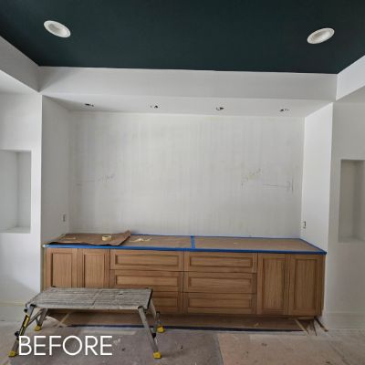 Wallcovering & Wallpaper, before by M. Carlson Painting