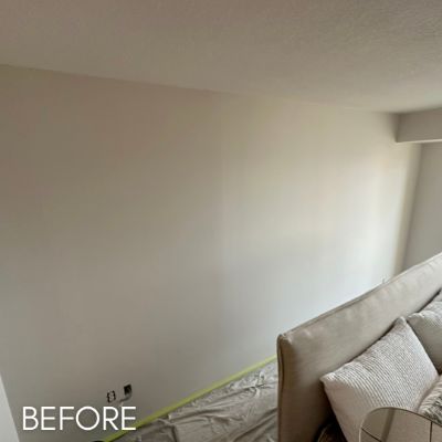 Wallcovering & Wallpaper, before by M. Carlson Painting