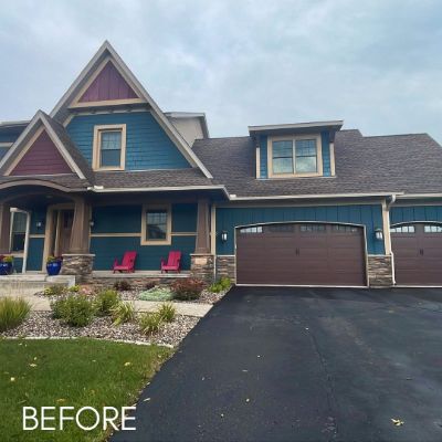 Exterior Painting, before by M. Carlson Painting