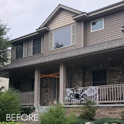 Exterior Painting, before by M. Carlson Painting