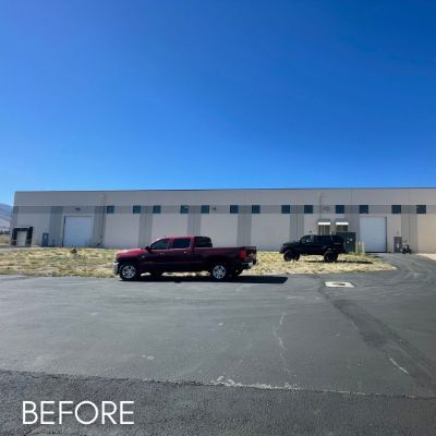 Commercial Painting, before by M. Carlson Painting