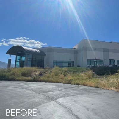 Commercial Painting, before by M. Carlson Painting