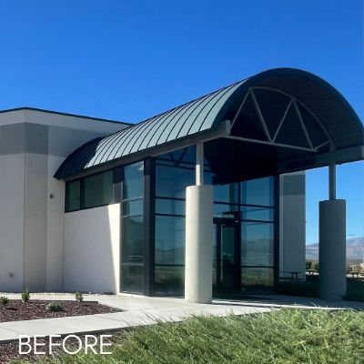 Commercial Painting, before by M. Carlson Painting
