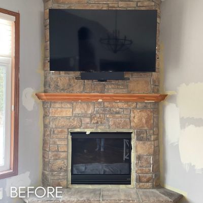 Interior Painting, before by M. Carlson Painting