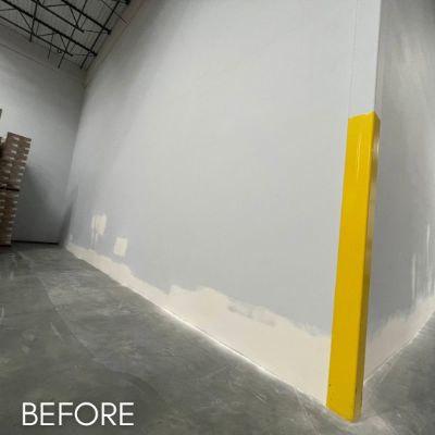 Commercial Painting, before by M. Carlson Painting