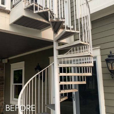 Exterior Painting, before by M. Carlson Painting
