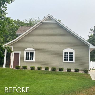 Exterior Painting, before by M. Carlson Painting