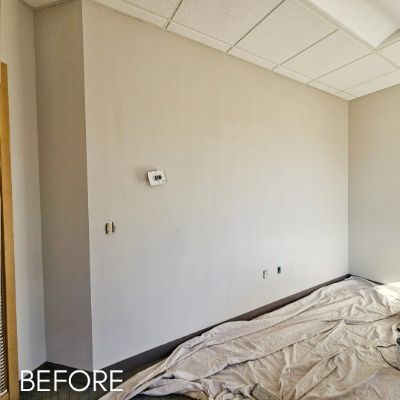 Wallcovering & Wallpaper, before by M. Carlson Painting