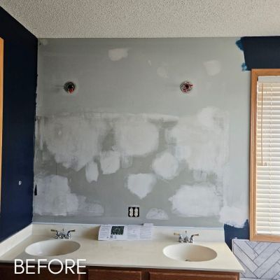Wallcovering & Wallpaper, before by M. Carlson Painting