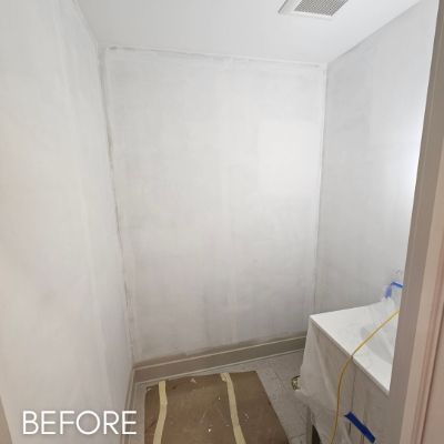 Wallcovering & Wallpaper, before by M. Carlson Painting