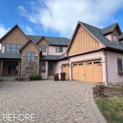Exterior Painting, before by M. Carlson Painting