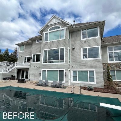 Exterior Painting, before by M. Carlson Painting