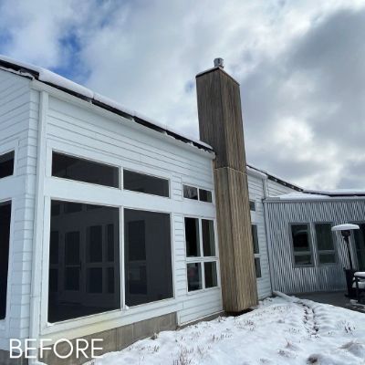Exterior Painting, before by M. Carlson Painting