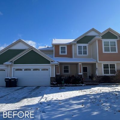 Exterior Painting, before by M. Carlson Painting