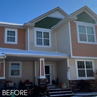 Exterior Painting, before by M. Carlson Painting
