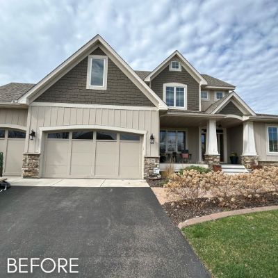 Exterior Painting, before by M. Carlson Painting