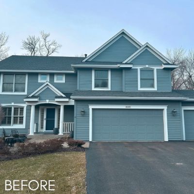 Exterior Painting, before by M. Carlson Painting