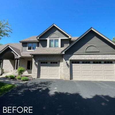 Exterior Painting, before by M. Carlson Painting