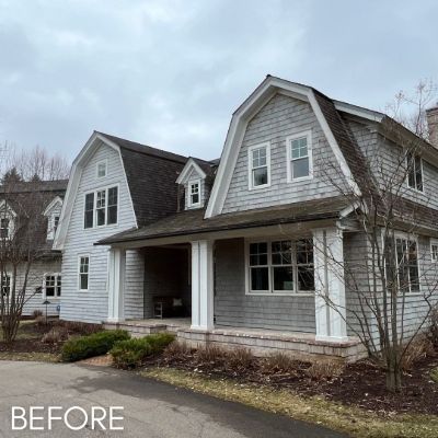 Exterior Painting, before by M. Carlson Painting