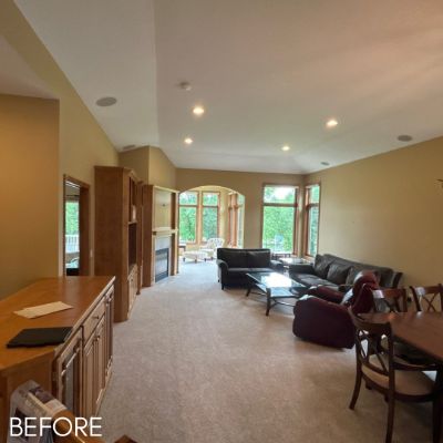 Interior Painting, before by M. Carlson Painting