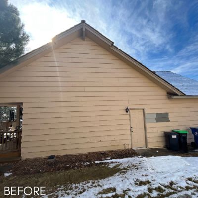 Exterior Painting, before by M. Carlson Painting