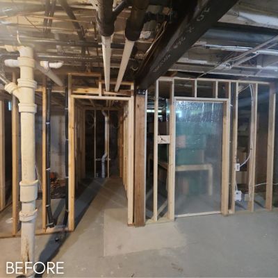 Commercial Painting, before by M. Carlson Painting