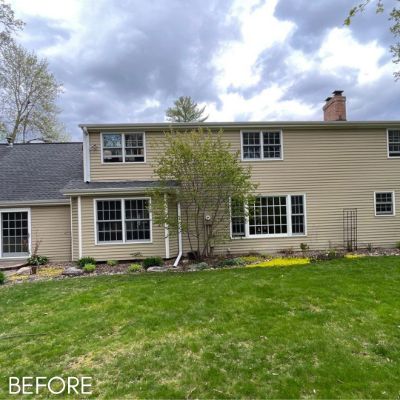 Exterior Painting, before by M. Carlson Painting