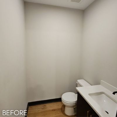 Wallcovering & Wallpaper, before by M. Carlson Painting