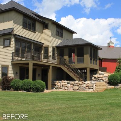 Exterior Painting, before by M. Carlson Painting
