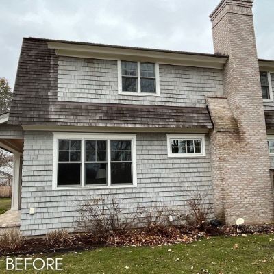 Exterior Painting, before by M. Carlson Painting