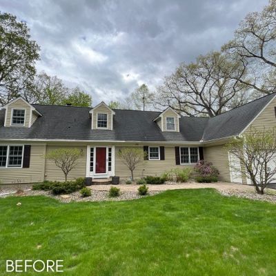 Exterior Painting, before by M. Carlson Painting