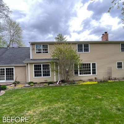 Exterior Painting, before by M. Carlson Painting