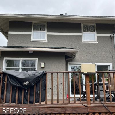 Exterior Painting, before by M. Carlson Painting