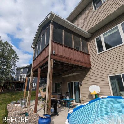 Exterior Painting, before by M. Carlson Painting