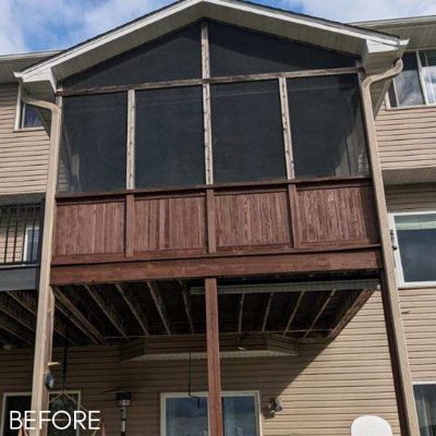 Exterior Painting, before by M. Carlson Painting