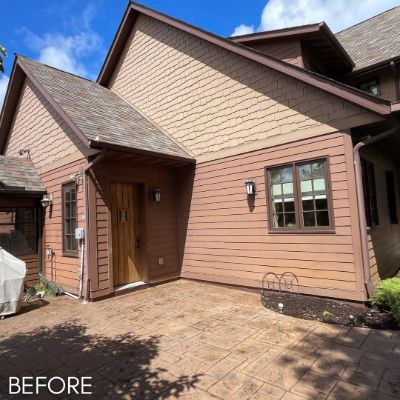 Exterior Painting, before by M. Carlson Painting