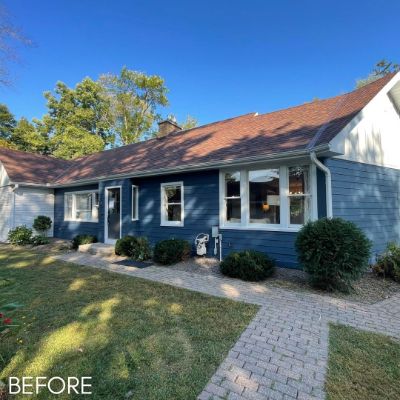 Exterior Painting, before by M. Carlson Painting