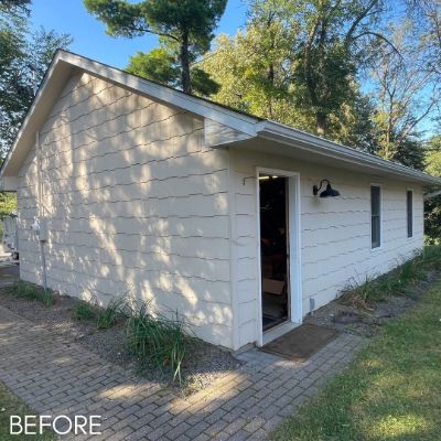 Exterior Painting, before by M. Carlson Painting