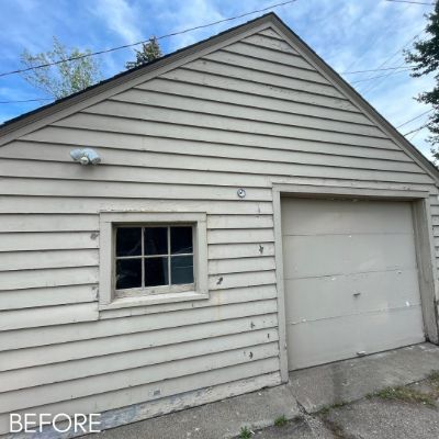 Exterior Painting, before by M. Carlson Painting