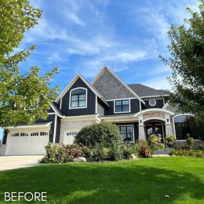 Exterior Painting, before by M. Carlson Painting