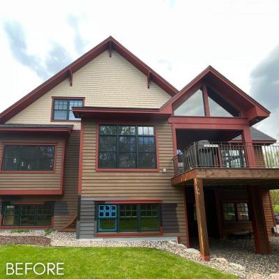 Exterior Painting, before by M. Carlson Painting