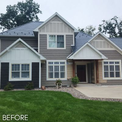 Exterior Painting, before by M. Carlson Painting