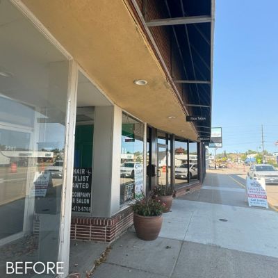 Commercial Painting, before by M. Carlson Painting