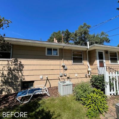 Exterior Painting, before by M. Carlson Painting